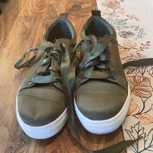 Dirty Laundry Satin Sneakers
